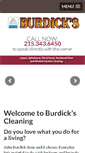 Mobile Screenshot of burdickscleaning.com